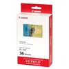 Image de Canon KC-36IP Kit 36 impressions (papier + encre) format carte de crédit 5,4 x 8,6 cm pour SELPHY CP1300, CP1200, CP1000, CP900, CP910, CP820, CP810, CP800, CP790, CP780
