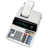Image de Sharp EL-2607V Calculatrice de bureau à 12 chiffres, noir et rouge, blanc