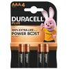 Image de Duracell Lot de 4 piles AAA