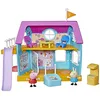 Image de Hasbro Peppa Pig Peppas Club House pour enfant Jouet préscolaire avec effets sonores 2 figurines et 7 accessoires à partir de 3 ans