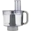 Image de Kenwood KAH647PL Accessoire Robot de Cuisine, Food Processor pour Pétrisseur planétaire, équipé de 6 disques et lames en acier inoxydable, capacité 1,2L, Tritan, Gris transparent