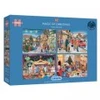 Image de Gibsons 4 Puzzles - Trevor Mitchell - Magic of Christmas G5046