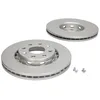 Image de Delphi BG5066C Lot de 2 disques de frein complets ventilés avant