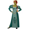 Image de Smiffys Costume Shrek Fiona, Vert, avec robe, perruque et bandeau