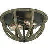 Image de Elstead Plafonnier Allier 2x60W - Marron et Fer forgé - Boutica-Design - feallierfww