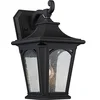 Image de Elstead QZBEDFORD2M Bedford 1 applique murale moyenne lumière noire