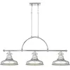 Image de Quoizel QZ/EMERY3P IS Suspension Pour Îlot 3 Ampoules Argenté 33 x 135,9 x 55,9 cm