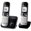 Image de Panasonic KX-TG6812 - téléphones (DECT, bureau, Noir, Argent, AAA, Monochrome, 103 x 65 pixels)