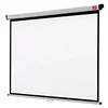 Image de Nobo - Écran pour Projecteur, à Suspendre au Mur/Plafond, Léger & Facile à Transporter, Écran Large, Hauteur Réglable, Surface Blanche Mate, 1750 x 1325mm, 1902392