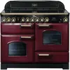 Image de Piano de cuisson vitrocéramique FALCON CLASSIC DELUXE 110 ROUGE AIRELLE LAITON