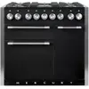Image de Piano de cuisson gaz FALCON Semi Pro MERCURY 100 NOIR BRILLANT INOX