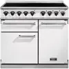Image de Piano de cuisson induction FALCON Semi Pro DELUXE 100 BLANC NICKEL BROSSÉ