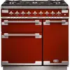 Image de Piano de cuisson gaz FALCON ELISE90 MIXT ROUGE CERISE