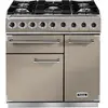 Image de Piano de cuisson gaz FALCON Semi Pro DELUXE 90 FAUVE NICKEL BROSSÉ