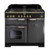 Image de Piano de cuisson gaz FALCON CLASSIC DELUXE 100 ARDOISE LAITON