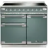 Image de Piano de cuisson induction FALCON ELISE 100 VERT MINERAL MAT NICKEL BROSSÉ