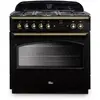 Image de Piano de cuisson gaz FALCON CLASSIC FX  TAB GAZ 90 CM NOIR LAITON