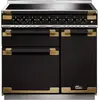 Image de Piano de cuisson induction FALCON ELISE LUXE TAB IND 90 CMNOIR LAITON