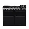 Image de Piano de cuisson gaz FALCON EDGE DELUXE BC TAB MIX 110 CM VERRE NOI
