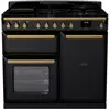 Image de Piano de cuisson gaz FALCON ESTEL DELUXE TAB GAZ 100 CM NOIR BRILLAN