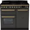 Image de Piano de cuisson gaz FALCON ESTEL DELUXE TAB GAZ 100 CM ARDOISE LAIT