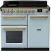 Image de Piano de cuisson induction FALCON ESTEL DELUXE TAB IND 100 CM BLEU PASTEL