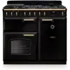 Image de Piano de cuisson gaz FALCON NGC TAB GAZ 100 CM NOIR LAITON ANTIQUE