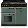 Image de Piano de cuisson gaz FALCON NGC TAB GAZ 100 CM VERT MINERAL LAITON A