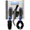 Image de Oxford Lot de 3 brosses de nettoyage et de nettoyage pour moto et vélo, nylon, noir, taille unique