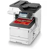 Image de OKI MC853dn Imprimante multifonction (couleur, copie, impression, numérisation, télécopie, A3, 23 ppm, 1200 x 600 dpi, LAN, Wi-Fi en option, impression recto-verso, 8000 pages/mois, max 60 000 pages)