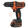 Image de BLACK+DECKER - Perceuse- visseuse sans fil -12 V - 1,5 Ah - Moteur ultra compact - 10 positions - Perçage 25 mm bois et 10 mm métal -1 batterie incluse - Livrée en coffret -BDCDD12K-QW