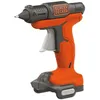 Image de BLACK+DECKER BDCGG12N-XJ Pistolet à colle sans fil - Prêt en moins d'1 minute - 4 bâtons de colle 7mm, 12V, Orange, Sans batterie