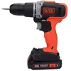 Image de BLACK+DECKER BCD003C1-QW Perceuse visseuse à percussion sans fil 18 V, 1 batterie 18 V - 1,5 Ah