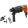 Image de BLACK+DECKER Perforateur Filaire - 650 W - Mandrin SDS+ - Perforation, Perçage Simple et Burinage - 1,6J - 5 500 cps/min - 1600 trs/min - Béton 16mm, Métal 13mm, Bois 30mm - BEHS01-QS
