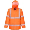 Image de Portwest H440 Veste De Pluie Hi-Vis Imperméable Légère Pour Hommes Orange, XXXL