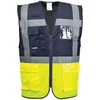 Image de Portwest Paris C276YNRM Gilet exécutif Jaune/bleu marine Taille M