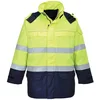 Image de Portwest Parka arc électrique et haute visibilité, Couleur: Jaune/Marine, Taille: XXL, FR79YNRXXL