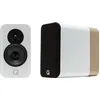 Image de Enceintes bibliothèque Q Acoustics Concept 300 Blanc & Chêne