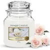 Image de Yankee Candle Bougie parfumée | Bougie en pot de taille moyenne pour mariage | Bougies à combustion longue durée : jusqu'à 75 heures | Cadeaux pour femme