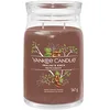 Image de Yankee Candle Signature Bougie parfumée | Grande bougie en pot praline et bouleau avec double mèche | Mélange de cire de soja à combustion longue | Cadeau parfait pour femme