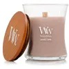 Image de WoodWick Bougie parfumée avec mèche craquelante | Patchouli Crème Medium Hourglass Candle | Bougies à combustion longue durée : jusqu'à 60 heures | Cadeau parfait pour femme