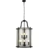 Image de Searchlight Lantern Grande, 8 ljussvart, verre transparent