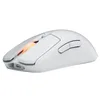 Image de Fnatic BOLT Souris de jeu sans fil blanche   Capteur Pixart 3370, 69 g, WiFi et Bluetooth, autonomie de la batterie 110 à 210 h, charge USB-C, interrupteur Kailh GM 8.0, 4 profils et niveaux de DPI,