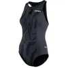 Image de ZONE3 Womens Yulex Sleeveless Swimsuit NA24WYSS101 - Black