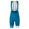 Image de Endura Short de cyclisme à bretelles Loop pour homme, bleu Barra, L