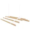 Image de Étendoir à linge de plafond à 6 lattes de 0,9 m Blanc Serviteur traditionnel monté Séchoir à linge victorien Étendoir à linge extensible en fonte pin verni Kit de fixation inclus