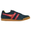 Image de Gola Classics Harrier Baskets pour homme, Bleu marine et rouge., 42.5 EU
