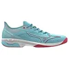 Image de Mizuno Wave Exceed Tour 5 CC Tennis Donna, Tanager Turquoise F Coral White, 36.5 EU