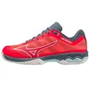 Image de Mizuno Chaussures de tennis Wave Exceed Light Ac unisexes, Fiery Coral 2 White China Blue, 36.5 EU