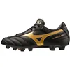 Image de Mizuno Morelia II Pro Soccer unisexe, Noir doré Darkshadow, 42.5 EU
